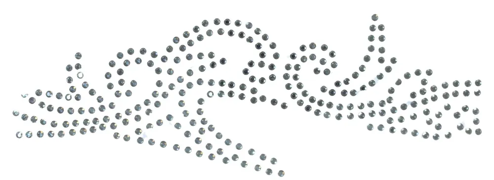 Applikation Ornament Strass-Bügelmotiv AM-ST-6 Direkt Vom Hersteller