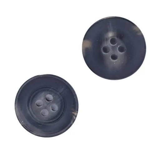 Wochenendangebot Hornimitat Knopf hi-93-anthrazit