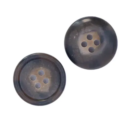 Neue Ware Hornimitat Knopf hi-100-dunkel-braun