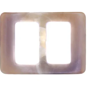 Hornimitat Schnalle s-hi-19-braun beige Neuheit