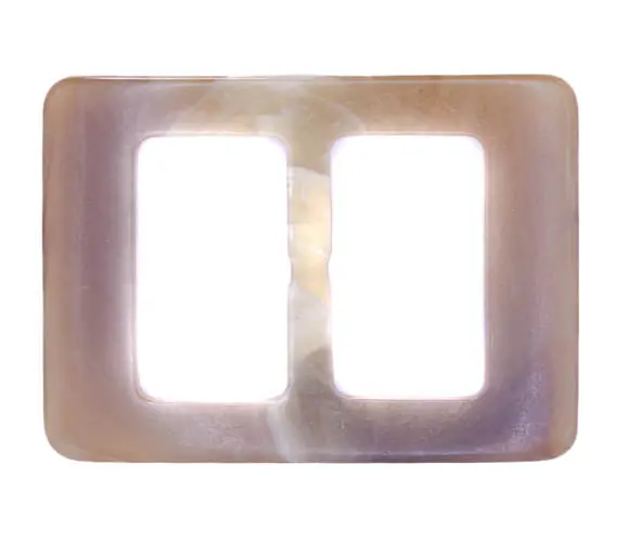 Hornimitat Schnalle s-hi-19-braun beige Neuheit