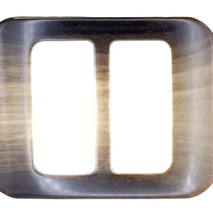 Hornimitat Schnalle s-hi-2-braun beige Finale Aktion