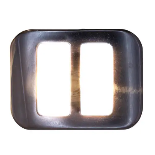 Angebot Hornimitat Schnalle s-hi-2-dunkel-braun