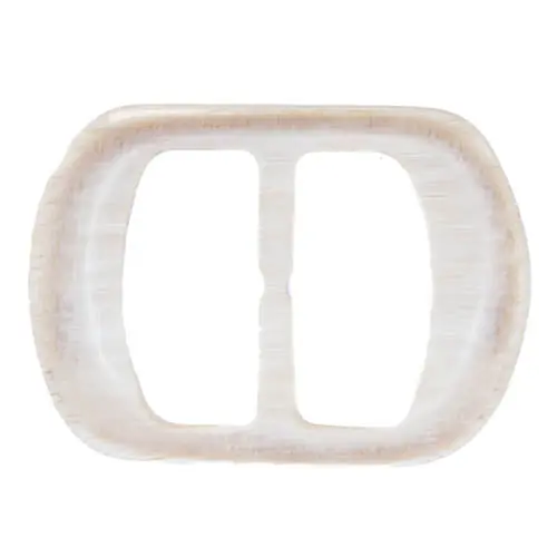 Neue Kollektion Hornimitat Schnalle s-hi-40-creme