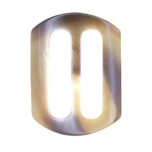 Heute Kaufen Hornimitat Schnalle s-hi-41-beige