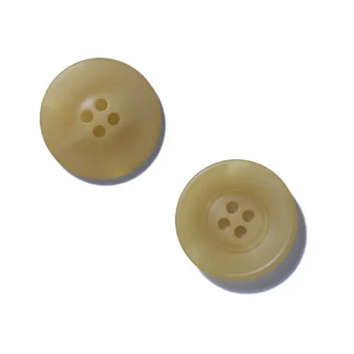 Hornimitat Knopf hi-93-dunkel-beige Im Trend