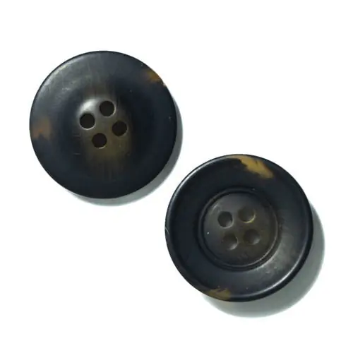 Ab Werk Hornimitat Knopf hi-93-schwarz-braun