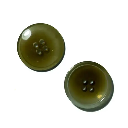 Schnäppchen Hornimitat Knopf hi-105-braun beige