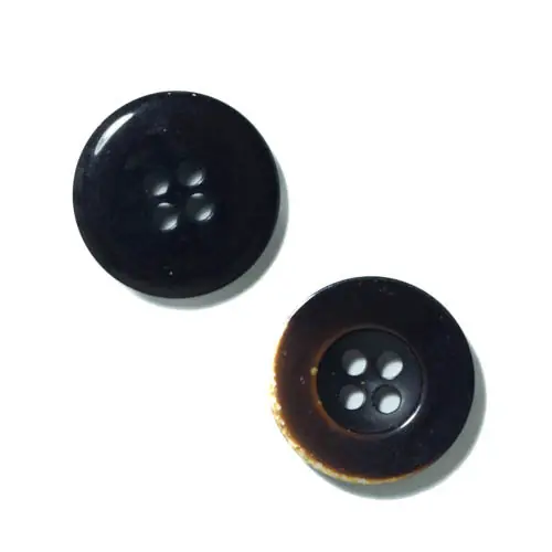 Hornimitat Knopf hi-106-dunkel braun Billig