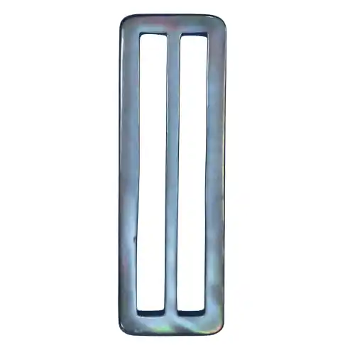 Mega-Angebot Makassar Perlmutt Schnalle s-pl-1-A-grau