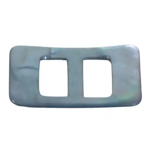 Top-Preis Makassar Perlmutt Schnalle s-pl-2-A-grau