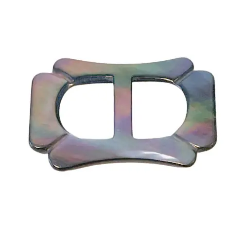 Nur Für Kurze Zeit Makassar Perlmutt Schnalle s-pl-9-grau