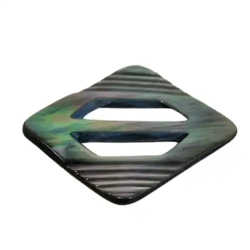 Makassar Perlmutt Schnalle s-pl-10-grau Beliebt