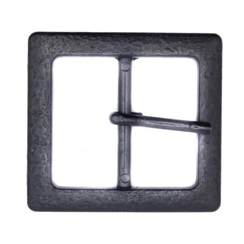 Gürtelschnalle Hammerschlag Muster SM-31 schwarz Sichere Zahlung