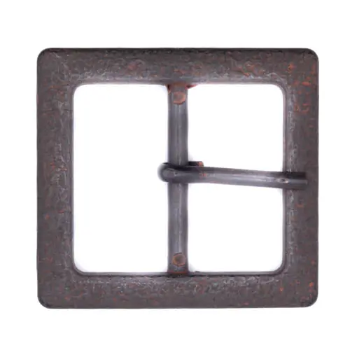 Gürtelschnalle Hammerschlag Muster SM-31 rost Preisknaller