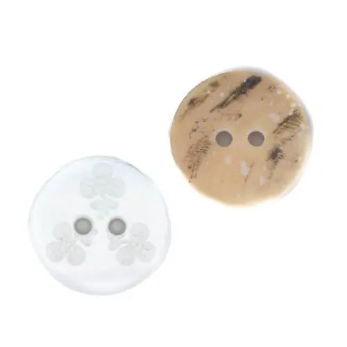 Sofort Bestellen Perlmutt Knopf Blümchen pl-48-creme