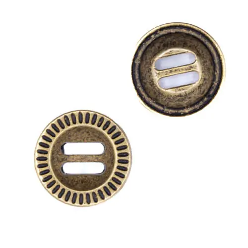 Schlitz Knopf TK-144-Altgold Neuheit