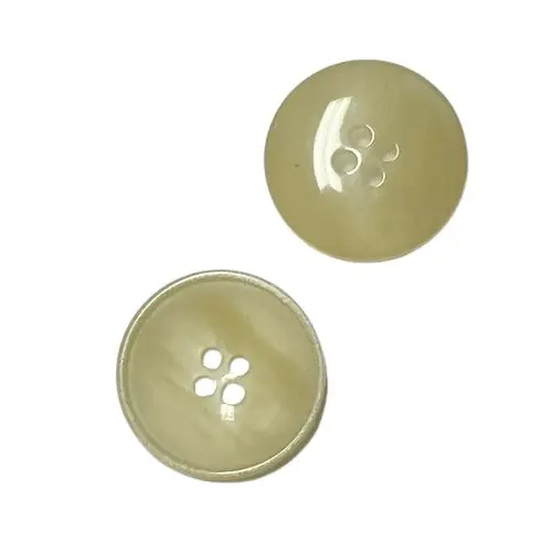 Leichter Hornimitat Knopf hi-85-A-Beige Knallerangebot