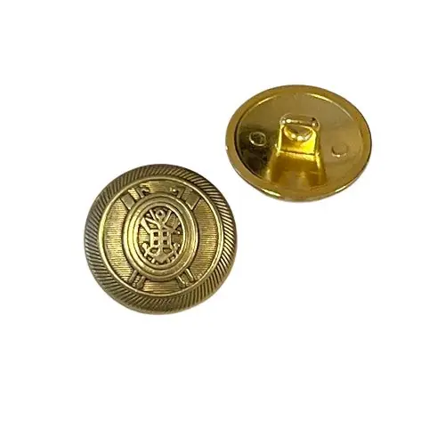 Wappen Knopf mit Öse Gold mk-227g-C Wochenendangebot