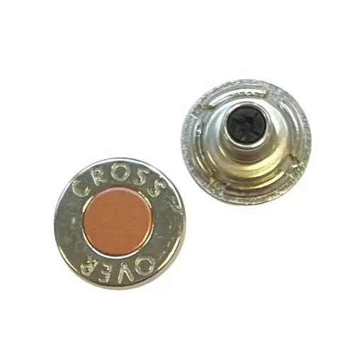 Top-Seller Jeans Knopf Cross Over nj-79-silber-orange