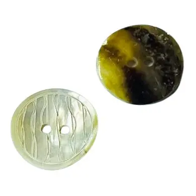 Perlmuttknopf mit Laser Wellen Muster PL-42 Kostenfreie Lieferung