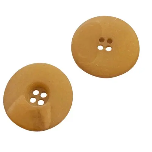 Top-Qualität Eleganter 4-Loch Knopf KM-5-braun