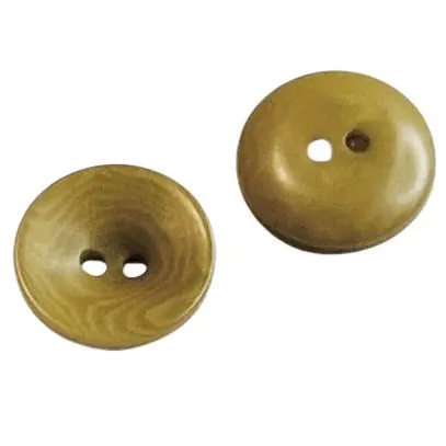 Solange Der Vorrat Reicht Steinnuss Knopf STN-1-olive