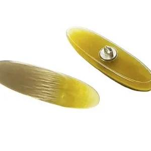 Knebelknopf Perlmuttimitat K-63 Beige-Creme Weltweiter Versand