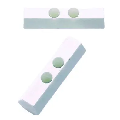 Knebelknopf 6 Kant Kunststoff Weiß K-25 Gratis Versand