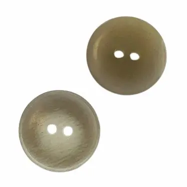 Hornimitat Knopf seidenmatt hi-113-braun-beige Aktuell