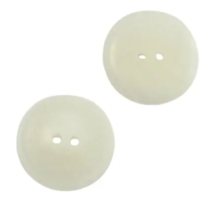 Hornimitat Knopf seidenmatt hi-113-weiß Mengenrabatt