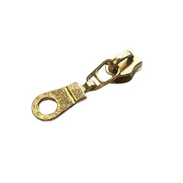 Heute Kaufen Zipper Schieber für 5 mm Reißverschluss O-Ring Gold
