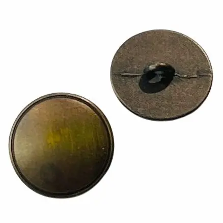 Metallknopf Messing leicht gewölbt Mk-303-matt Nur Heute