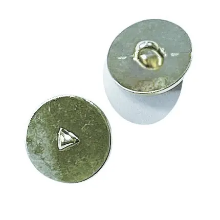Wochenendangebot Kopie von Metallknopf mit Dreieck MK-305-Silber