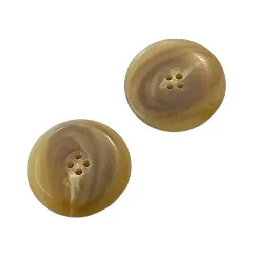 Nur Heute Eleganter 4-Loch Mantel Knopf KM-114-Braun