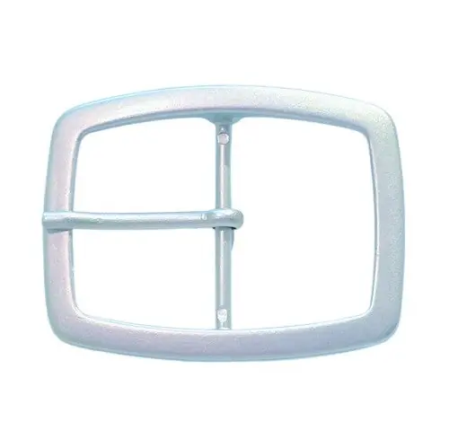 Kostenloser Rückversand Elegante Gürtelschließe mit Dorn in Silber-Perl Lack SM-108