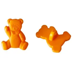 Preisreduziert Kinder Knopf Bär KK-20 orange