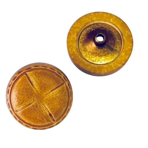 Druckknöpfe Lederoptik rostbraun NK-16-rost Highlight