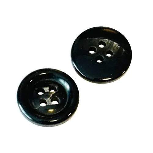 Hornimitat Knöpfe Klassisch 4-Loch Anthrazit Hi-117 Kracherpreis