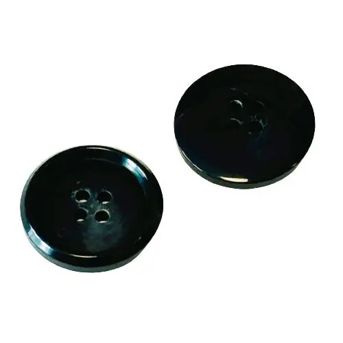 Hornimitat Knöpfe Klassisch 4-Loch Anthrazit Hi-120 Top-Seller