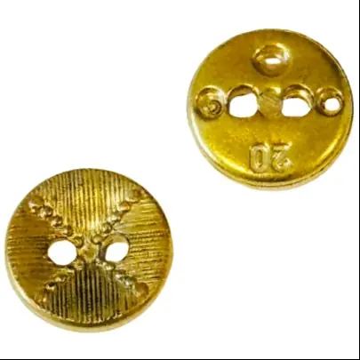 Trachten Knöpfe Perlen und Strich Muster TK-6-Altgold Kracherpreis