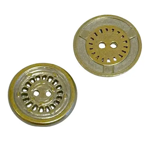 Metallknöpfe Speichenmuster MK-11-Inka-Gold Saisonangebot