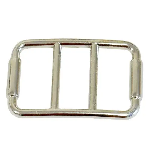 Schiebeschnalle Gurtschieber mit Doppelsteg SM-146-silber Top-Seller