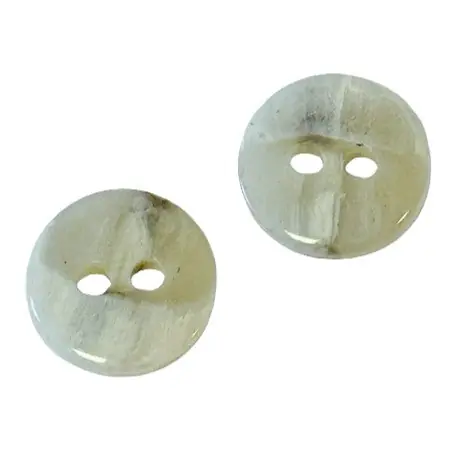 Direkt Vom Hersteller Hornimitat Knöpfe Beige 2 – Loch mit Fadenrille HI-123