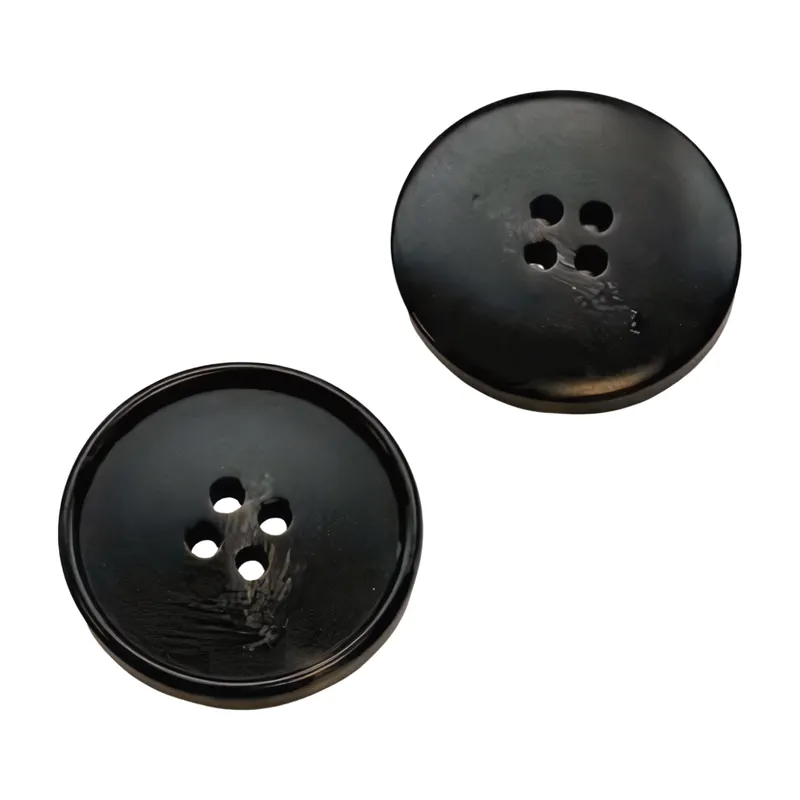 Hornimitat Knopf Anthrazit 4-Loch HI-124 Wochenendangebot