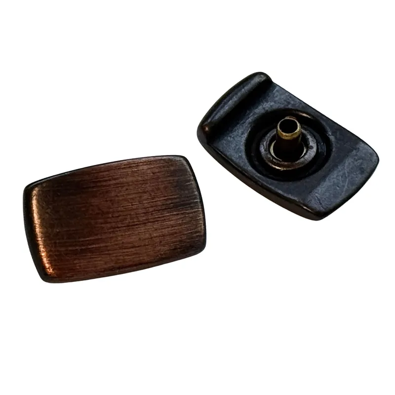 Kanten Druckknöpfe Kupfer gebürstet NK-98 K Sonderaktion