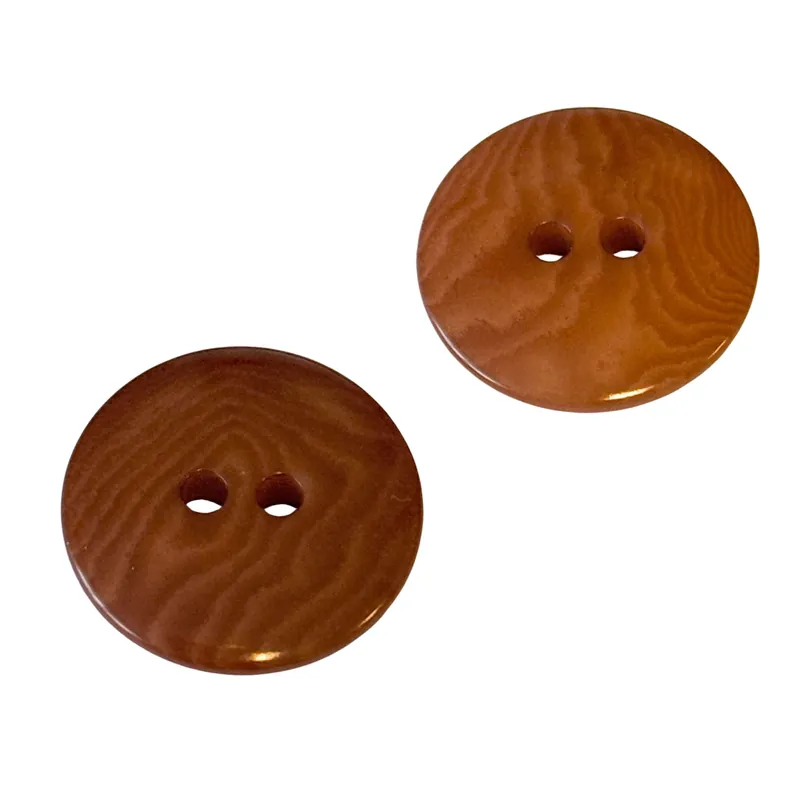 Heißes Angebot Steinnuss Knopf Schoko 2-Loch STN-5