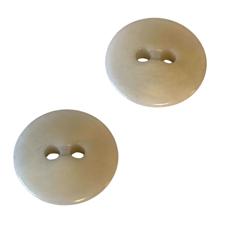 Top-Preis Steinnuss Knopf grau 2-Loch STN-5