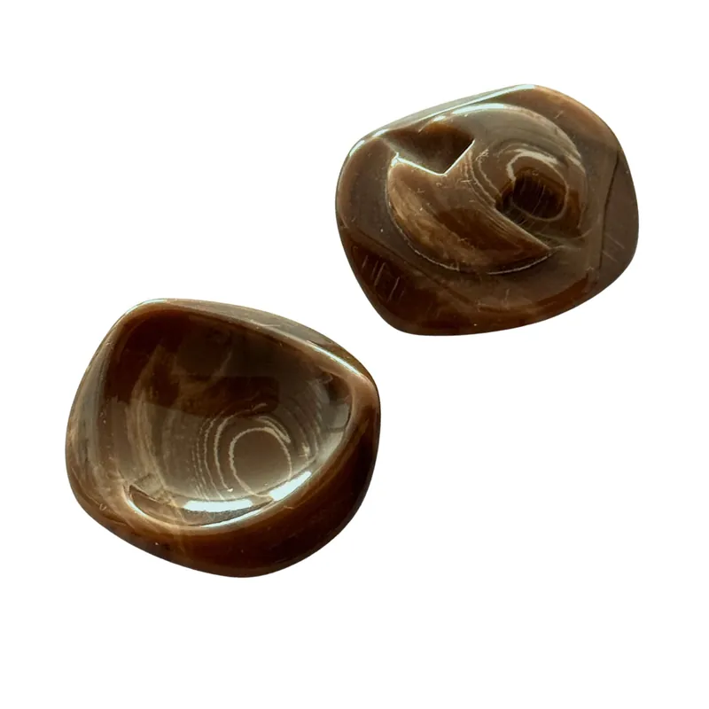 Beige-Brauner Knopf – Hornimitat für Mantel & Jacke Heißes Angebot