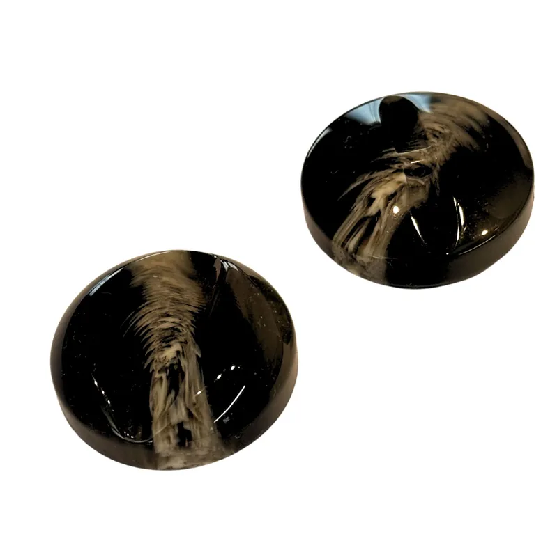 Großer Mantelknopf – Hornimitat im Brötchen-Design Garantierte Lieferung